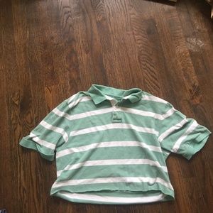 Cropped Polo Shirt
